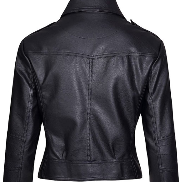 Woman's leather jacket - Picture 5 of 8